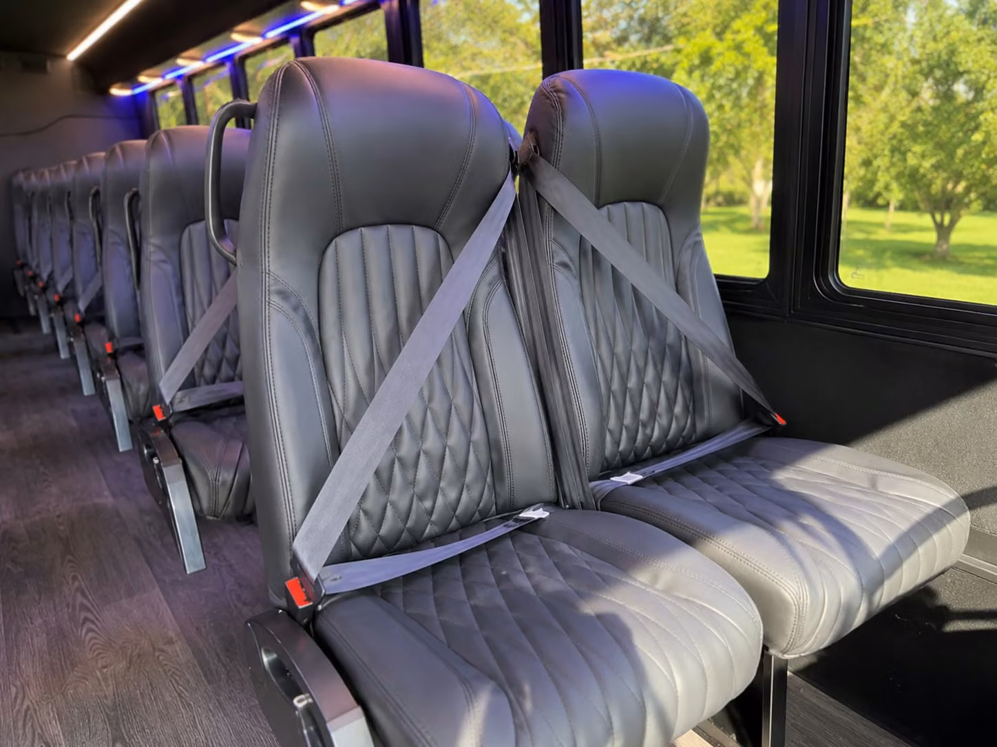 15 passenger minibus inside