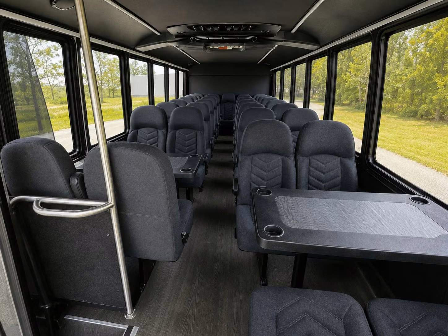 18 passenger minibus inside