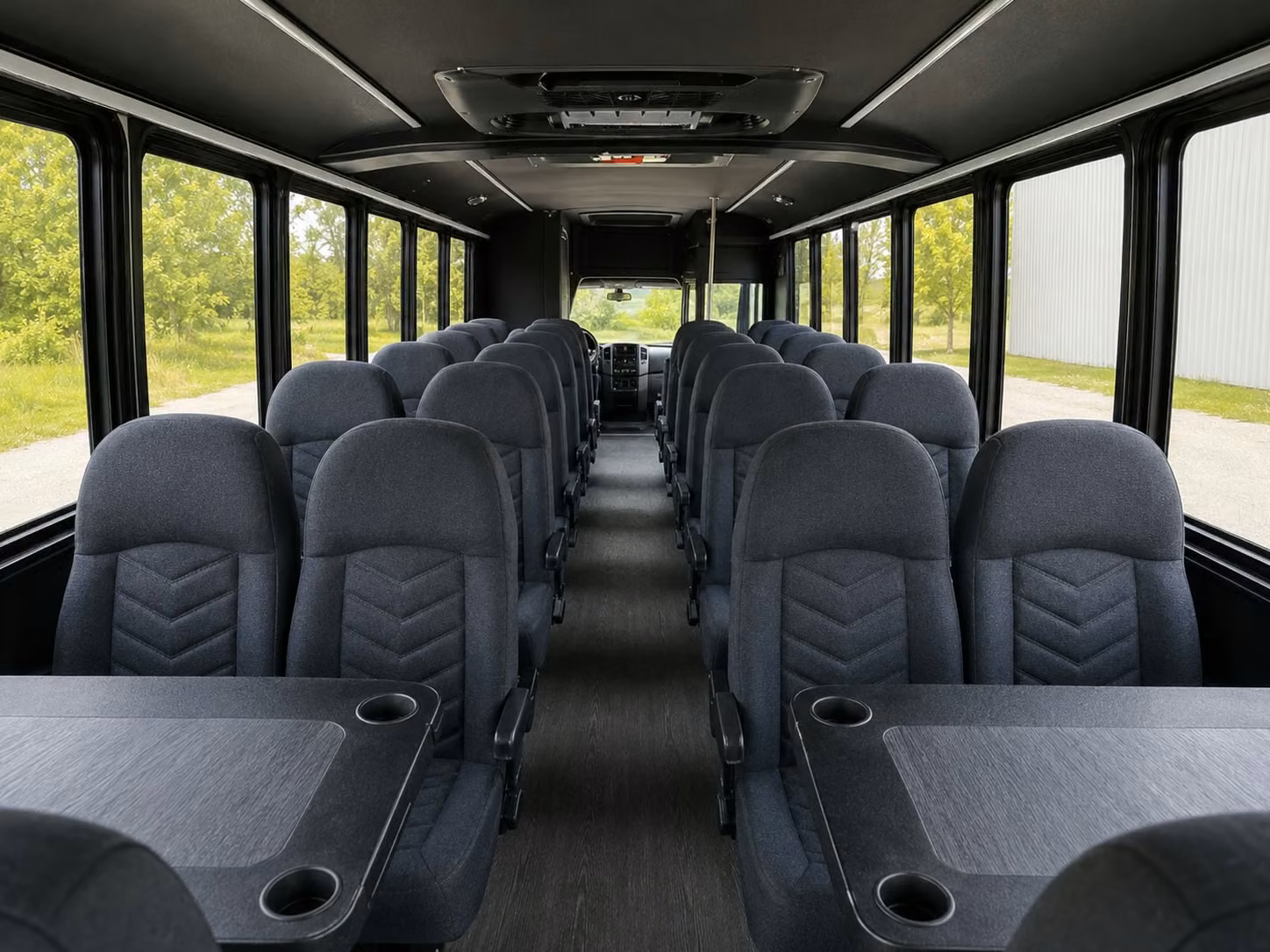 20 passenger minibus inside