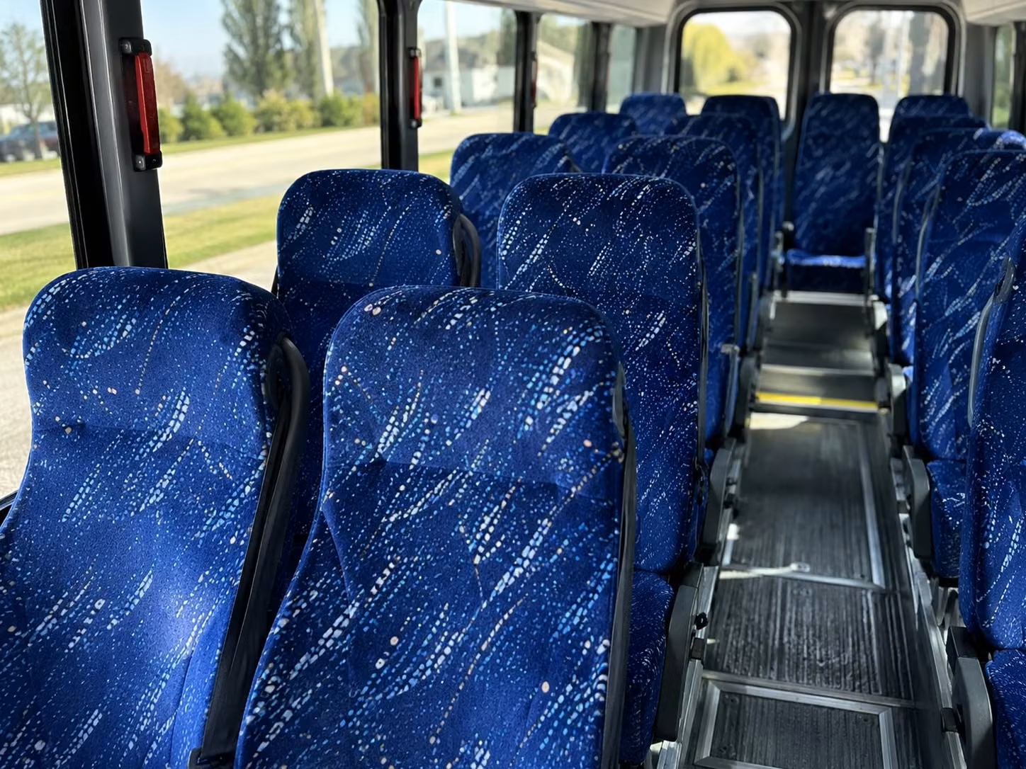 20 passenger minibus interior