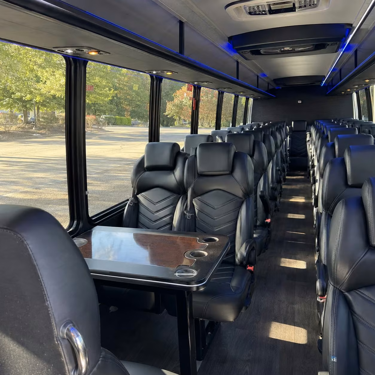 25 passenger minibus inside