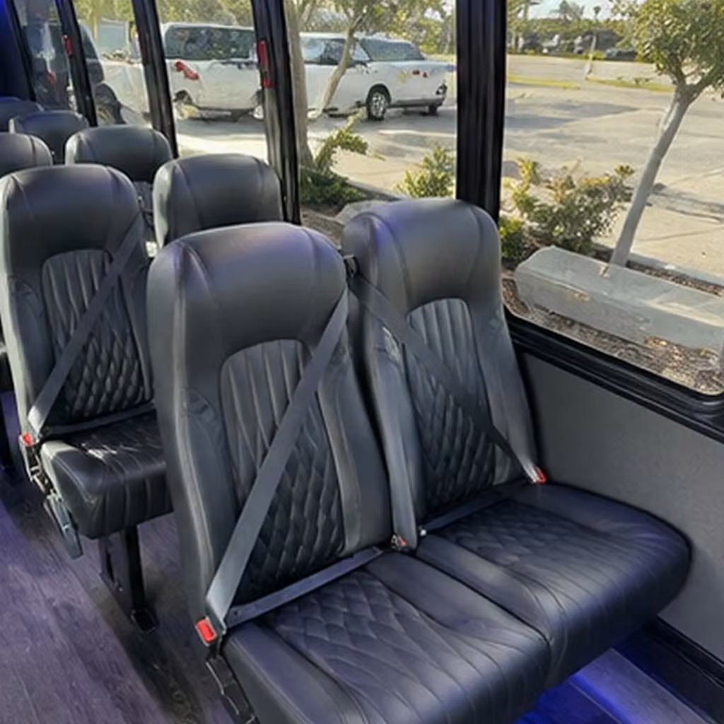 25 passenger minibus interior
