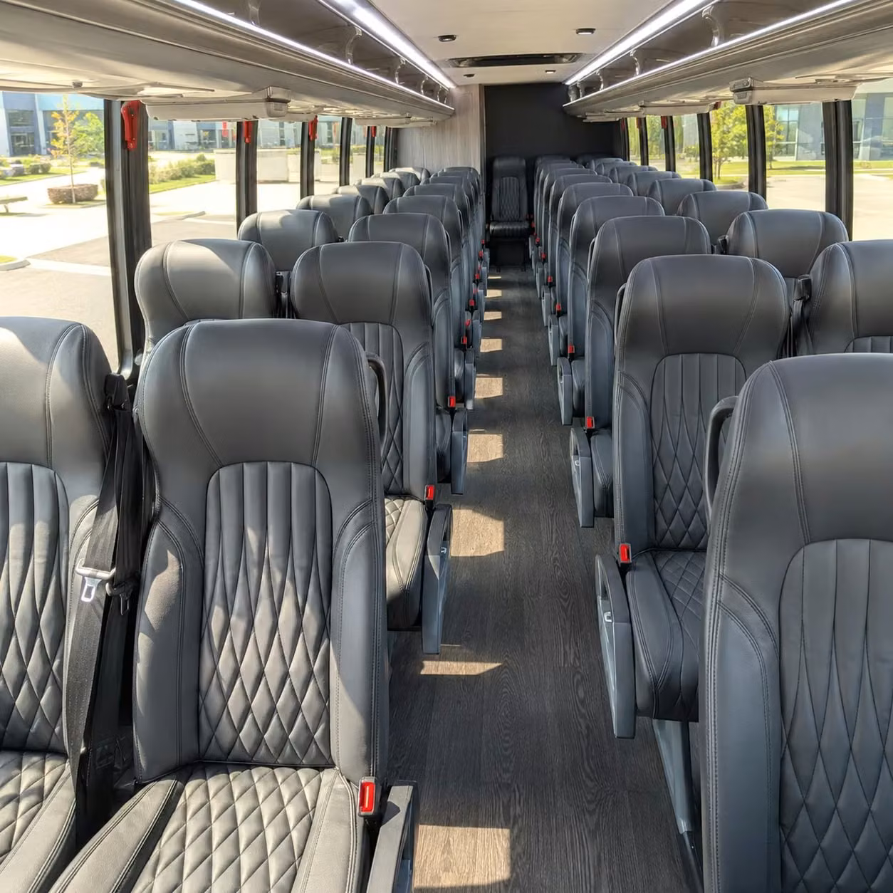 28 passenger minibus inside