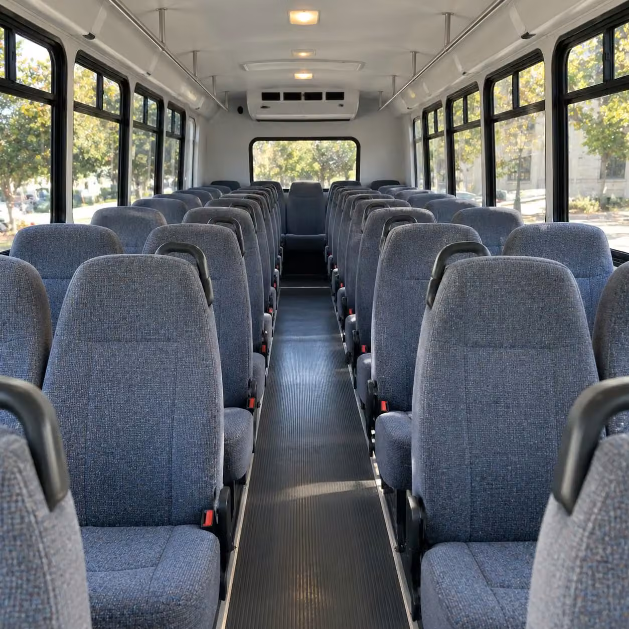30 passenger minibus interior