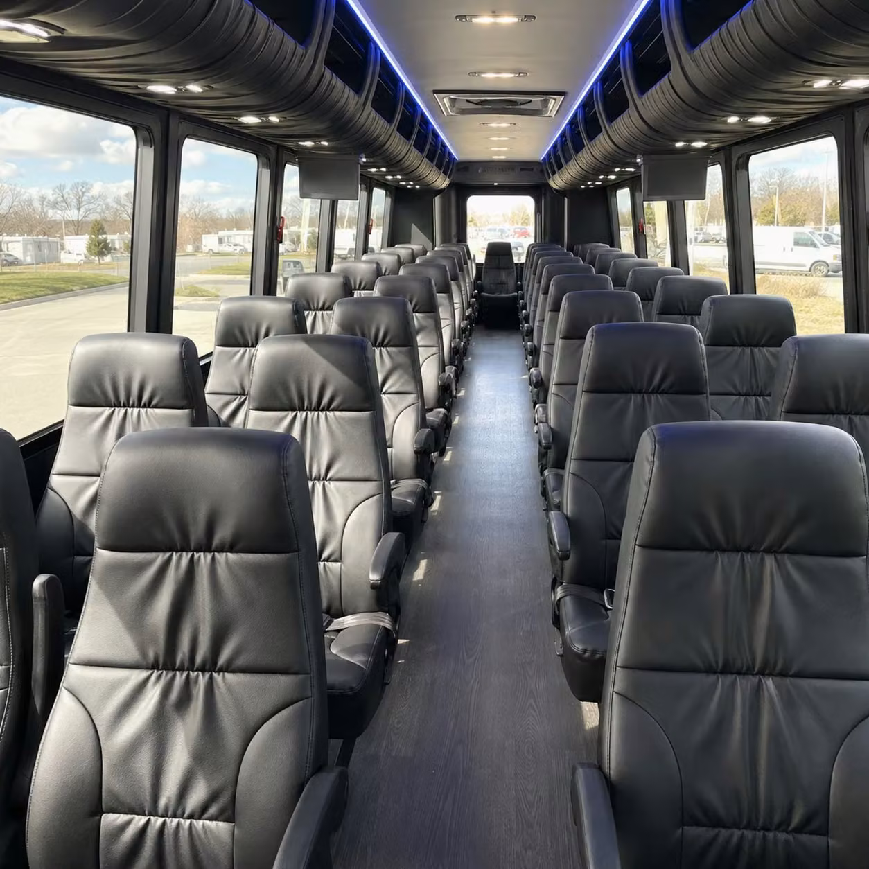 35 passenger minibus inside