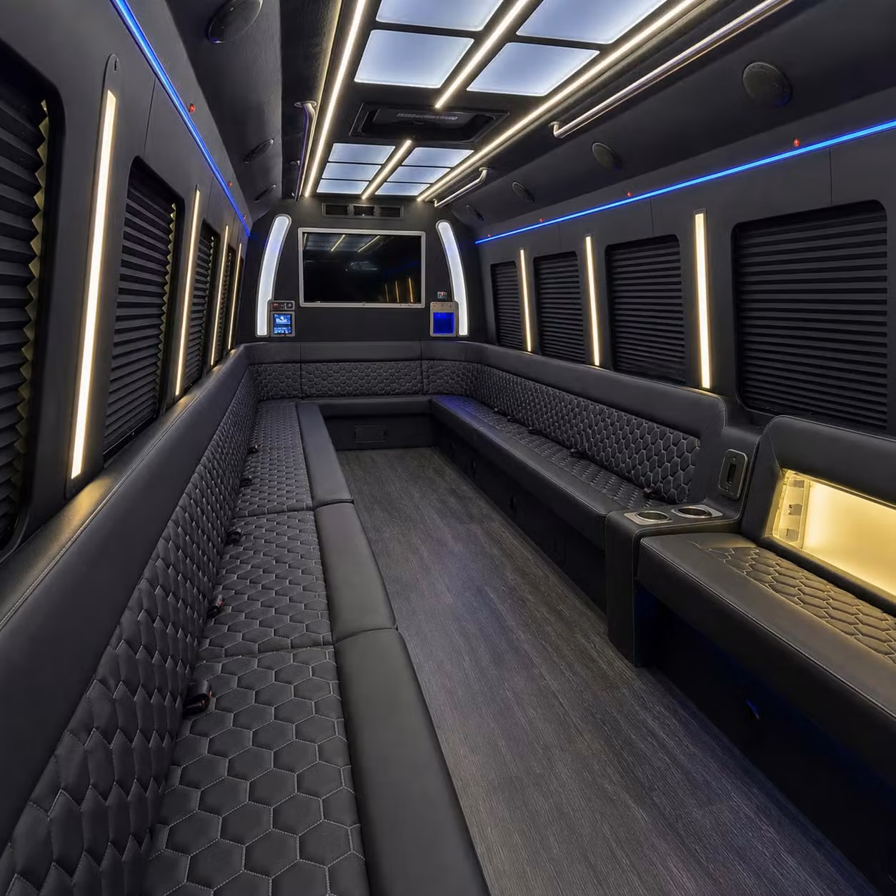 party bus interior