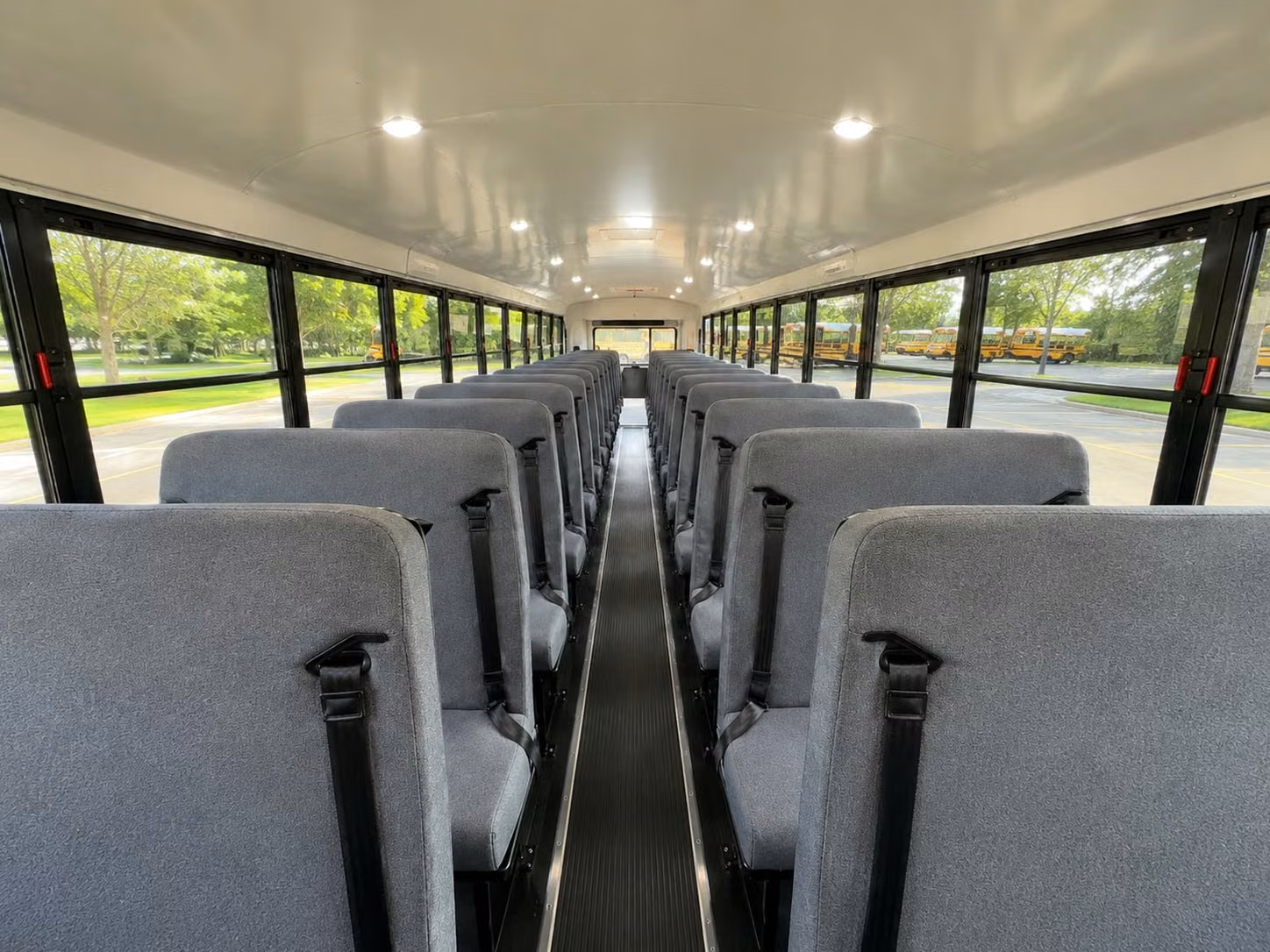 school bus interior