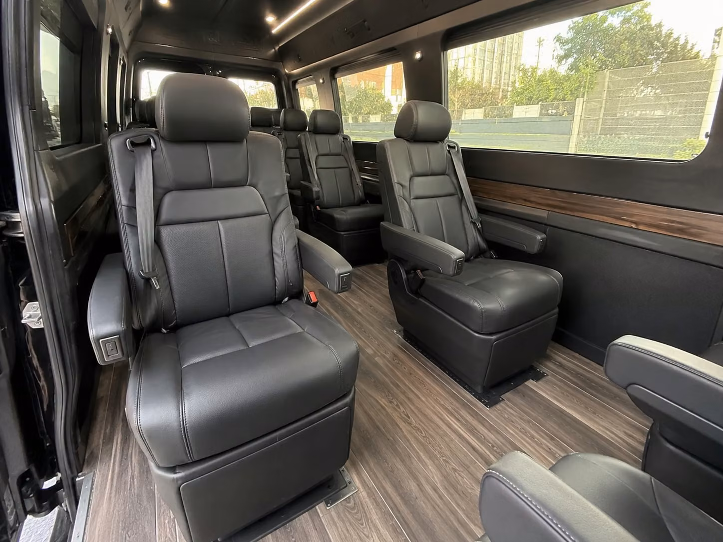 sprinter van with driver interior